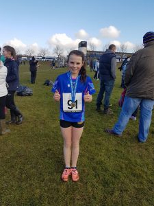 Lauren Madine - 1st Mini Girls at Ulster Schools Cross Country