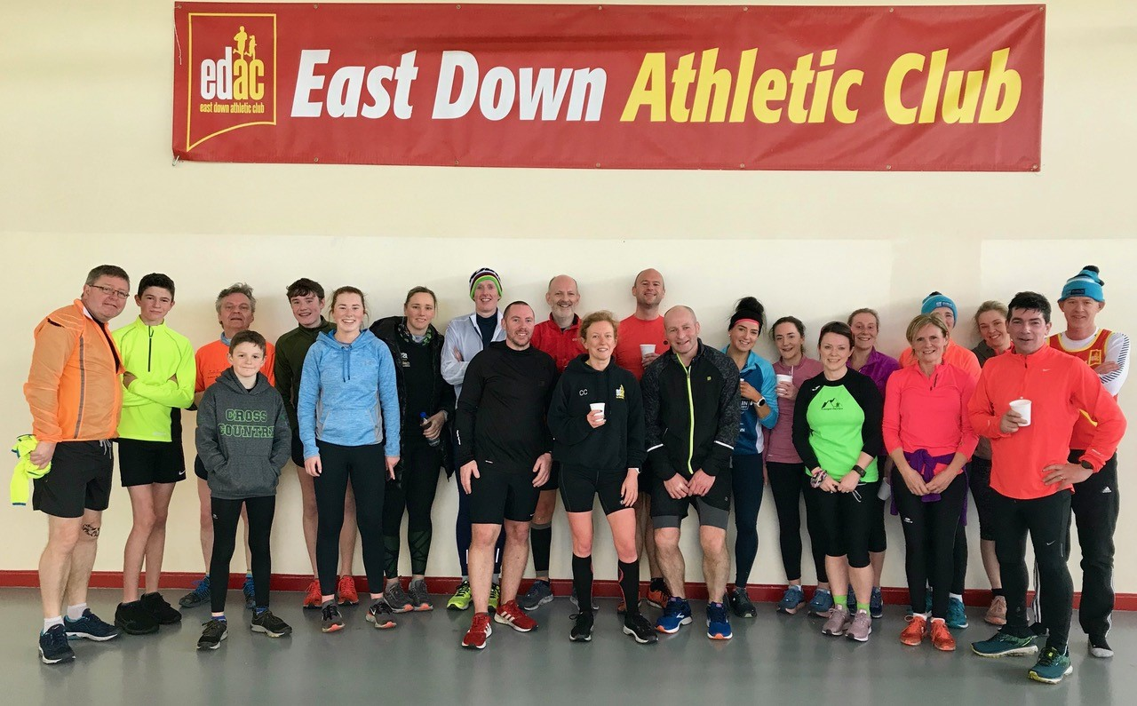 Some of the people who turned up to try out the route for Jimmy’s 10K to be held on Sunday March 15th